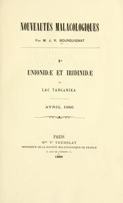 Cover of: Nouveautes malacologiques
