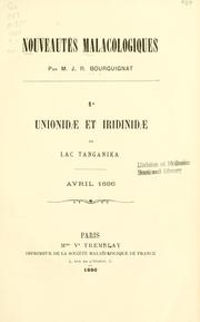 Cover of: Nouveautes malacologiques