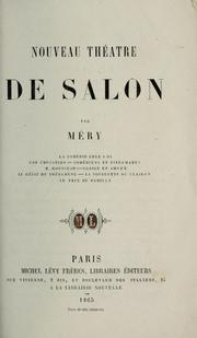 Cover of: Nouveau théâtre de salon.