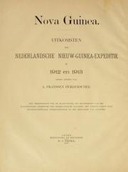 Cover of: Nova Guinea: résultats de l'expédition scientifique néerlandaise à la Nouvelle-Guinée ...