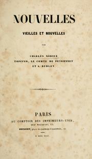 Cover of: Nouvelles: vieilles et nouvelles