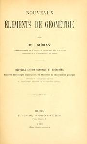 Cover of: Nouveaux éléments de géométrie.