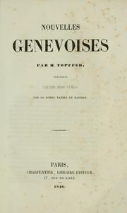 Cover of: Nouvelles Genevoises