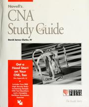 Cover of: Novell's CNA study guide by David James Clarke