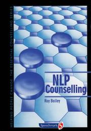 Cover of: NLP Counselling (Helping People Change)