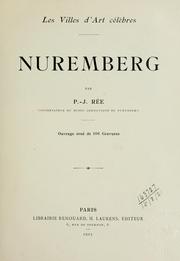 Cover of: Nuremberg. by Paul Johannes Rée