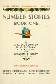 Cover of: Number stories: Book one