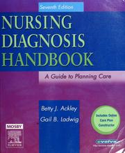 Cover of: Nursing diagnosis handbook | 