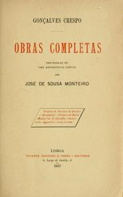Cover of: Obras completas by Gonçalves Crespo