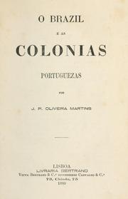 Cover of: O Brazil e as colonias portuguezas. by J. P. Oliveira Martins
