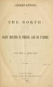 Observations in the North by Edward Alfred Pollard