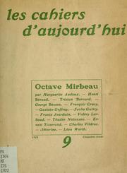 Cover of: Octave Mirbeau. by 