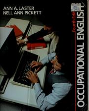 Cover of: Occupational English by Ann A. Laster