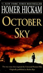 Cover of: October sky by Homer H. Hickam