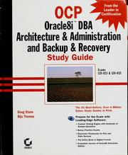 Cover of: OCP Oracle8i DBA architecture & administration and backup & recovery study guide