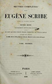 Cover of: Oeuvres complètes by Eugène Scribe