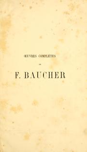 Cover of: Oeuvres complètes by François Baucher
