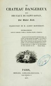 Cover of: uvres de Walter Scott by Sir Walter Scott