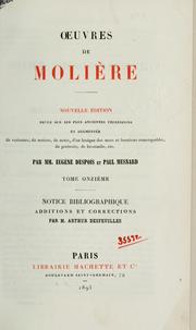 Cover of: Oeuvres de Molière. by Molière