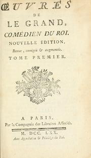 Cover of: OEuvres de Le Grand, comédien du roi.