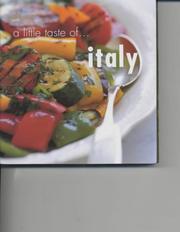 Cover of: A Little Taste of Italy (Little Taste of)