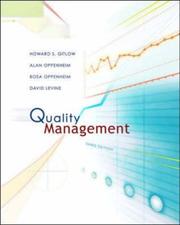 Cover of: Quality Management with Student CD (Mcgraw-Hill/Irwin Series Operations and Decision Sciences)