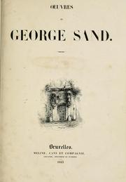 Cover of: Oeuvres de George Sand.