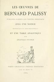 Cover of: Oeuvres.: Publiées d'après les textes originaux, avec une notice historique et bibliographique et une table analytique par Anatole France.