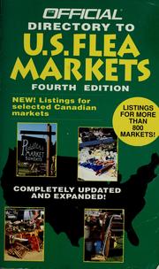 Cover of: The Official directory to U.S. flea markets by edited by Kitty Werner.