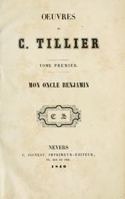 Cover of: Oeuvres. by Claude Tillier
