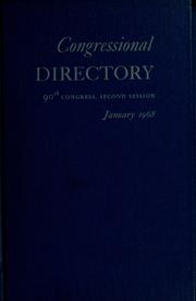 Cover of: Official Congressional Directory. by 