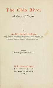 Cover of: The Ohio River by Archer Butler Hulbert