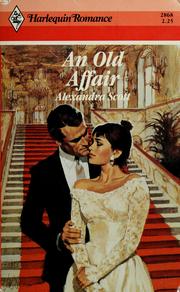 Cover of: An old affair by Alexandra Scott