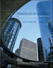 Principles of auditing and other assurance services by Ray Whittington, Kurt Pany