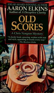 Cover of: Old scores by Aaron J. Elkins