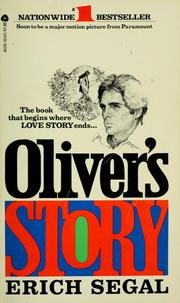 Cover of: Oliver's story by Erich Segal