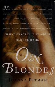 Cover of: On blondes by Joanna Pitman