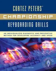 Cover of: Championship Keyboarding Drills by Peters Cortez