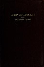 Cover of: On contracts