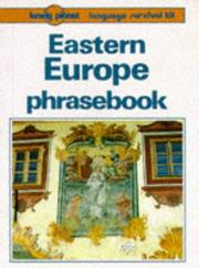 Cover of: Lonely Planet Eastern Europe Phrasebook