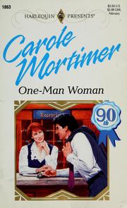 Cover of: One-man woman by Carole Mortimer