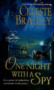Cover of: One night with a spy by Celeste Bradley