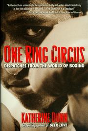 Cover of: One ring circus: dispatches from the world of boxing