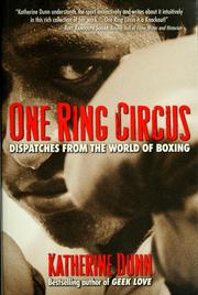 Cover of: One ring circus by Katherine Dunn