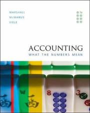 Cover of: Accounting by David H. Marshall, Wayne W. McManus, Daniel Viele, David Marshall, Wayne William McManus, David Marshall, Wayne William McManus, Daniel Viele