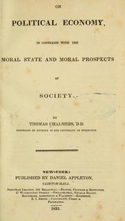 Cover of: On political economy by Thomas Chalmers