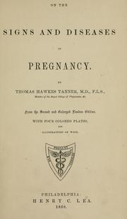 Cover of: On the signs and diseases of pregnancy.: From the 2d and enl. London ed.