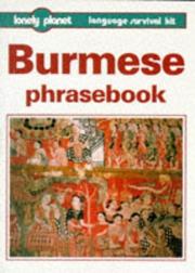 Burmese phrasebook by Bradley, David, Vicki Bowman, San San Hnin Tun