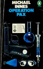 Cover of: Operation Pax by Michael Innes
