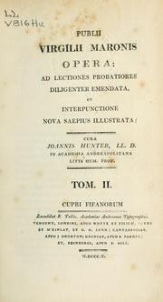Cover of: Opera by Publius Vergilius Maro